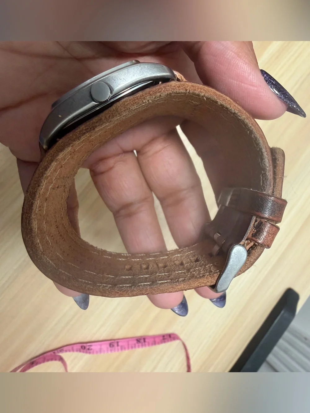 Fossil wristwatch dial